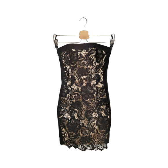 Jessica McClintock lace body con dress - size 4 - Picture 1 of 6